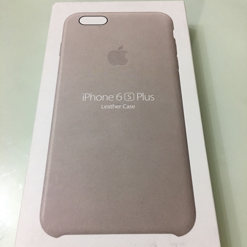全新Iphone 6s plus 原廠皮革護套 玫瑰灰 5.5吋