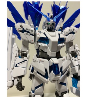 {鋼彈的屋-模型工作室} 萬代 MG 1/100 完美獨角獸 獨角獸 完成品 (實品如圖) 鋼彈 模型 代工
