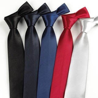 8cm領帶男士黑色領帶 商務職業正裝團隊領帶 素色手打領帶男