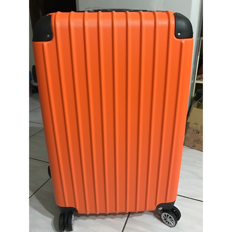 24吋橘色行李箱