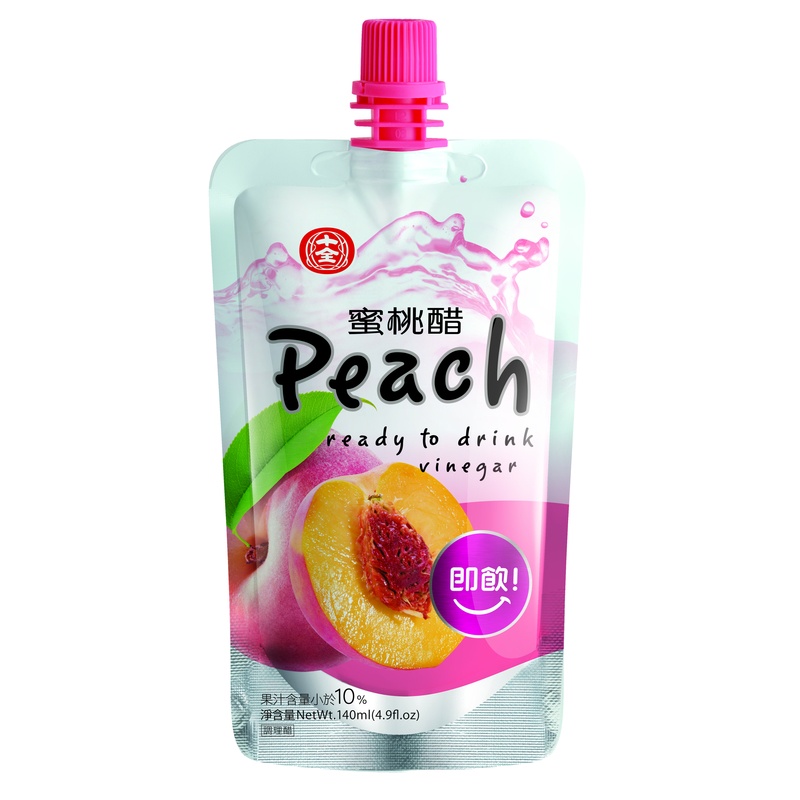 十全 蜜桃醋飲料(即飲品) 140ml x 6【家樂福】