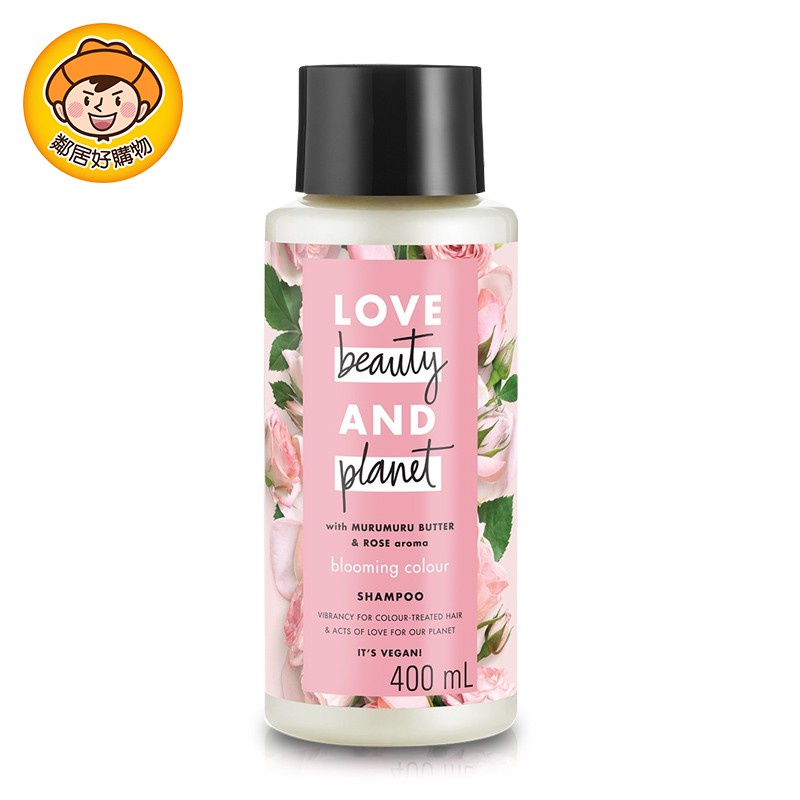 LOVE beauty AND planet 保加利亞玫瑰染燙修護洗髮精400ml