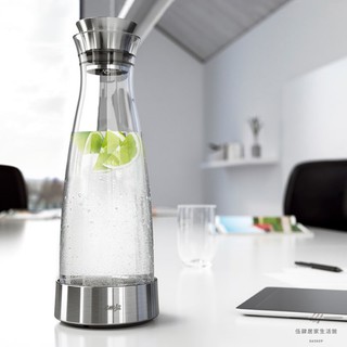 【54SHOP】德國EMSA Classic頂級玻璃保冷水瓶（直身） 1L(含保冷冰墊) 醒酒器
