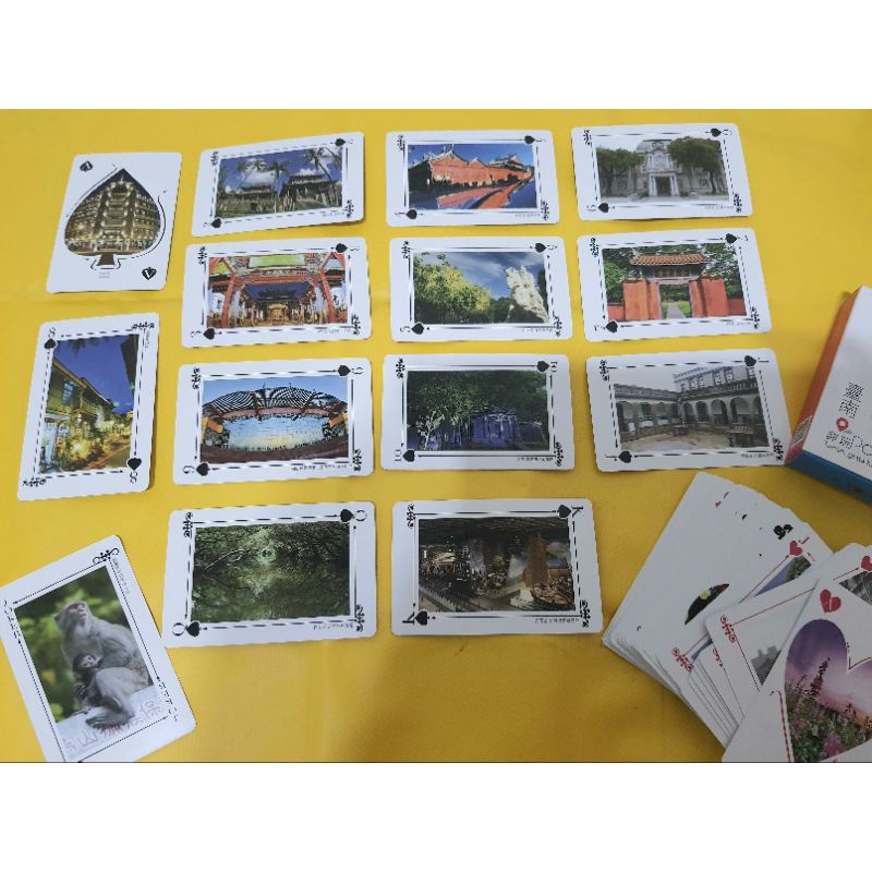 #桌遊#台南景點撲克牌