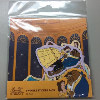 Disney 迪士尼 美女與野獸 貼紙 貼紙包 (有小美人魚款 手帳貼)