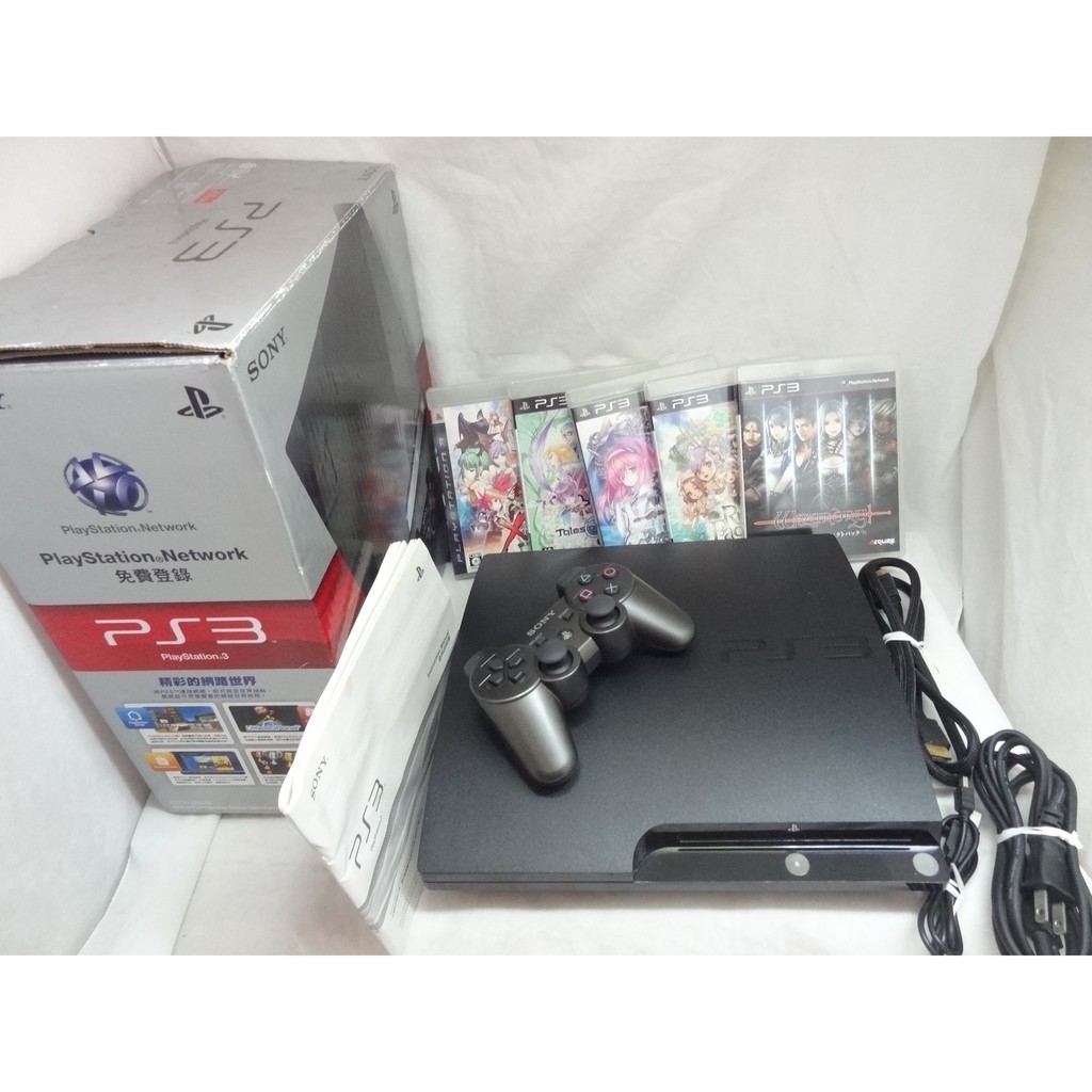 (h4) Sony PS3 250GB CECH-2007B 遊戲主機 +5款遊戲