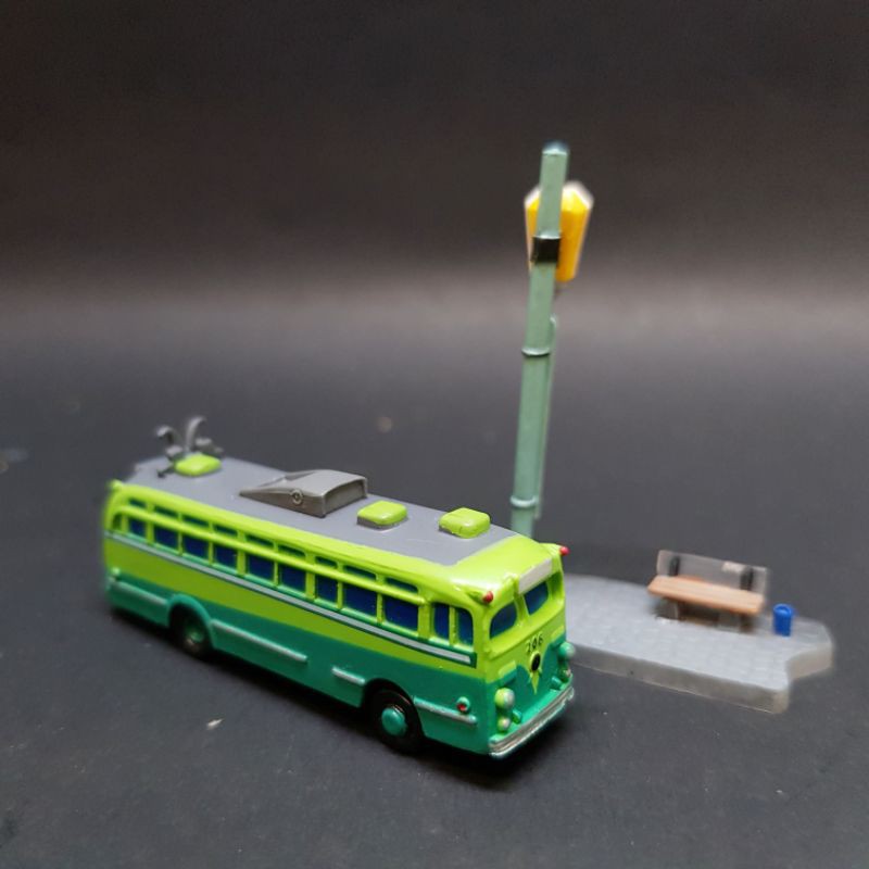 ⭐喔啦玩具店⭐昭和 小物 日本 復古 電車 公車 微型場景 迷你小物 場景 系列 盒玩 食玩 盲抽