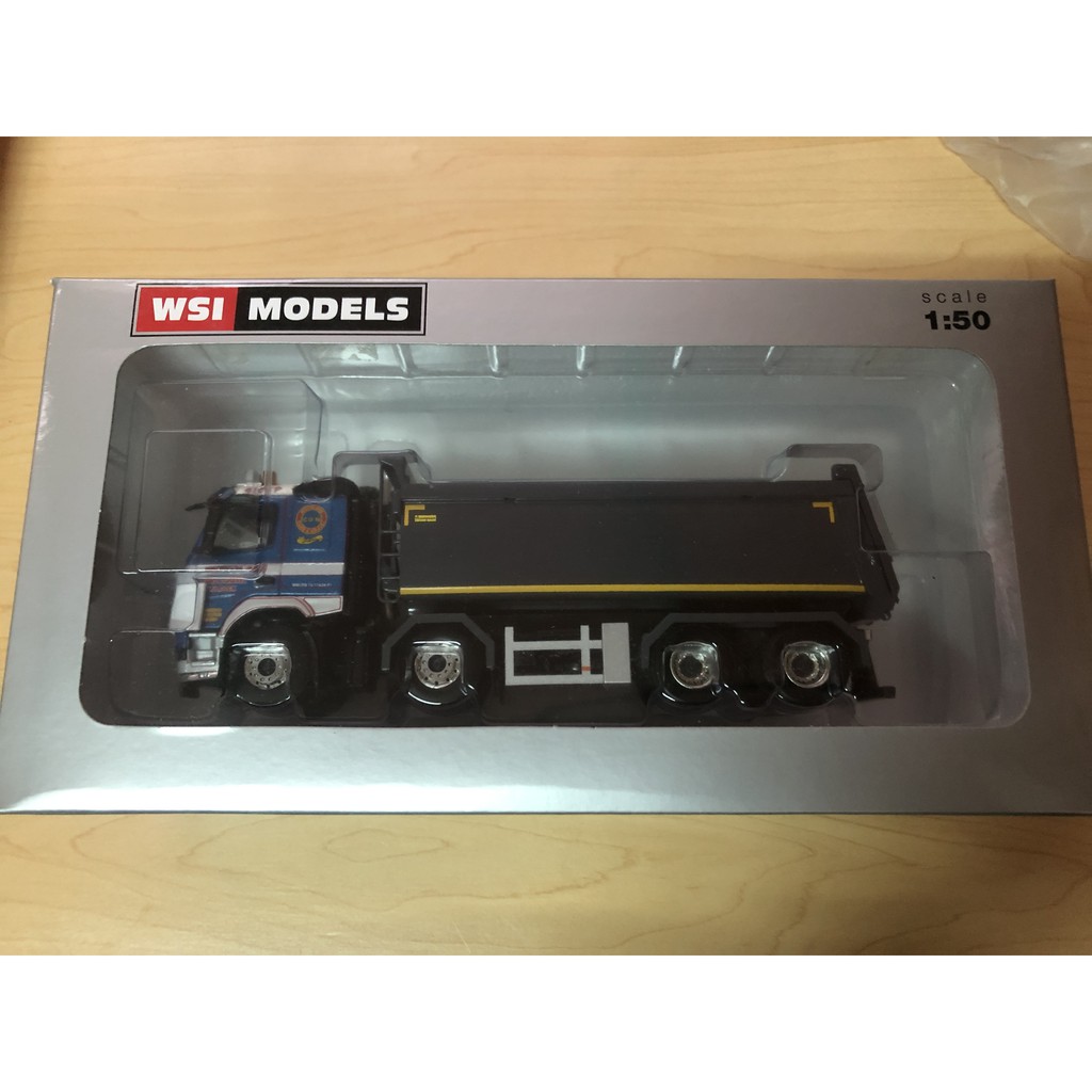 全新 富豪 WSI 1/50 VOLVO FM4 FM 8x4 Moyglare塗裝 4軸 砂石車 1:50 平頭 卡車