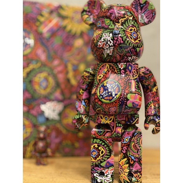 BE@RBRICK Psychedelic Paisley 1000％