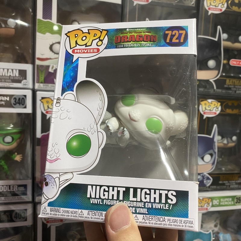 [李大] 正版現貨 Funko POP 馴龍高手 夜煞 小夜煞 光煞 白色 Night Lights #727