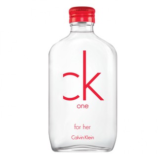 CK One RED for her Calvin Klein