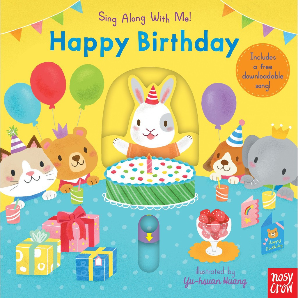 Alice書店 Happy Birthday Sing Along With Me 英語硬頁繪本 台灣公司貨 蝦皮購物