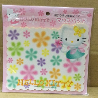 Hello Kitty滑鼠墊 花蝴蝶圖案 16*145分