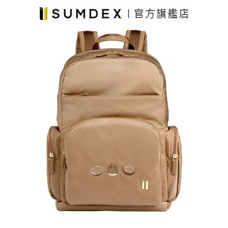 Sumdex｜都會商務雙層電腦後背包(真果版) NON-776TN-HN 褐色 官方旗艦店