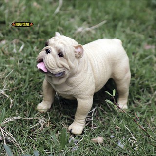 （3款高品質畫工肌肉表現） 沙皮狗 肉嘴 鬥牛犬 狗狗 小狗 模擬 動物模型 野生動物 兒童玩具 益智 公仔 SPG