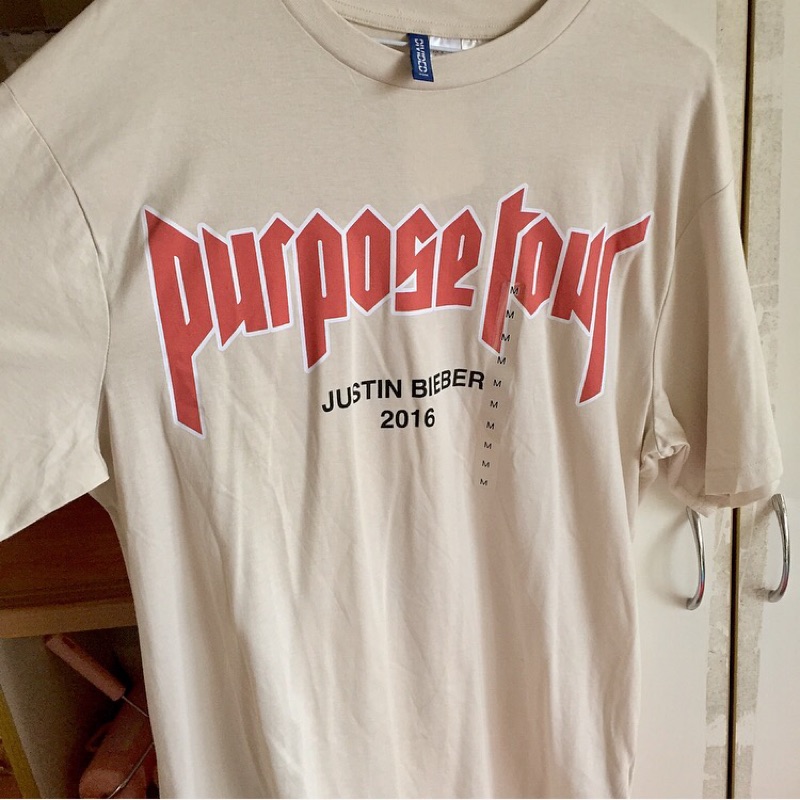 Justin Bieber小賈 purpose tour Tee