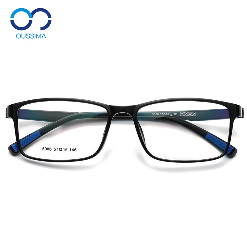 OUSSIMA歐斯邁5086超輕TR90眼鏡架眼鏡框男防掉滑無螺絲平光可配鏡片運動近視眼鏡女