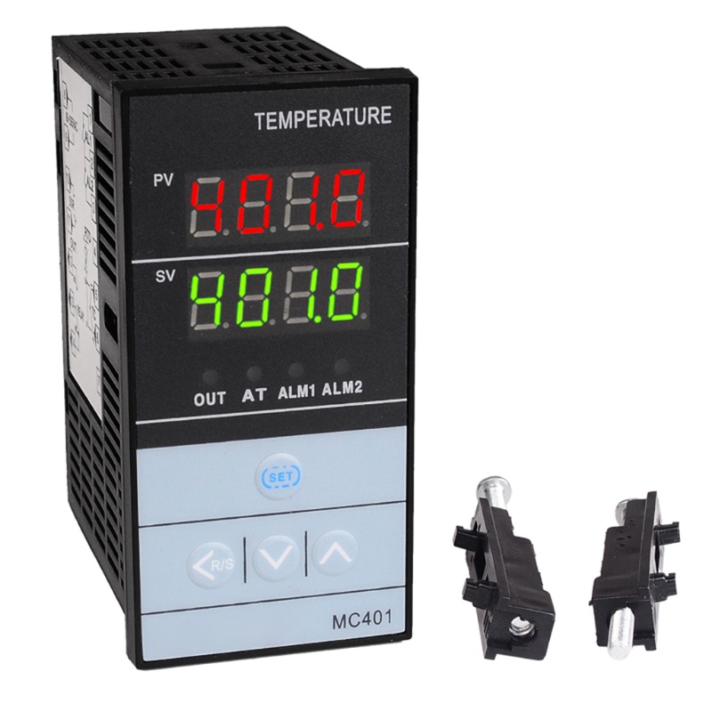 Pcf* PID 數字溫度控制器恆溫器 Pt100 防水 MC401 85-265VAC