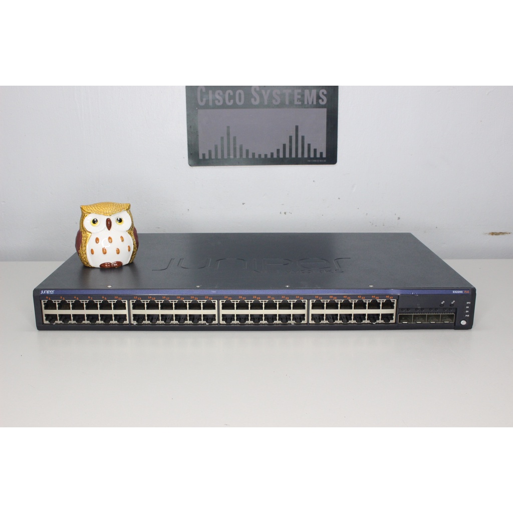 Juniper Networks EX2200-48P-4G 48 Port Gigabit PoE Switch