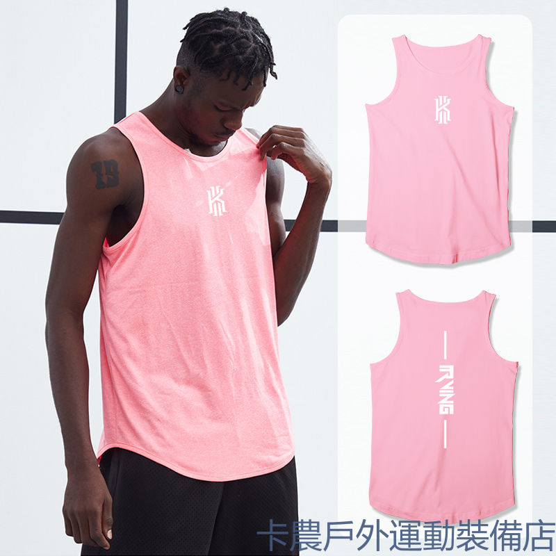 網紅熱賣 运动背心男健身衣篮球背心男健身背心马甲无袖t恤男欧文篮球衣男 蝦皮購物