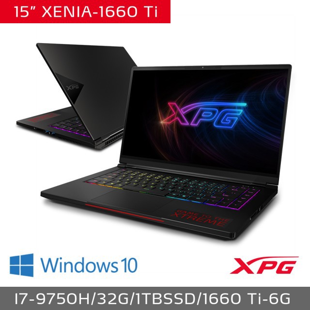 *CP*威剛 XPG XENIA i7 9750/1660Ti 6G 15.6吋電競筆記型電腦『實體店面』 全新未拆