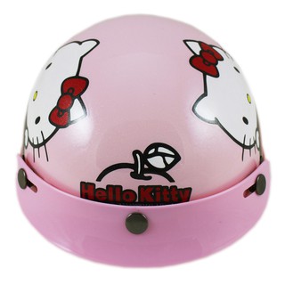 卡漫城 - Hello Kitty 半罩式 安全帽 粉色款 ㊣版 兒童 蘋果 碗公帽 西瓜帽 單車帽 台灣製 凱蒂貓