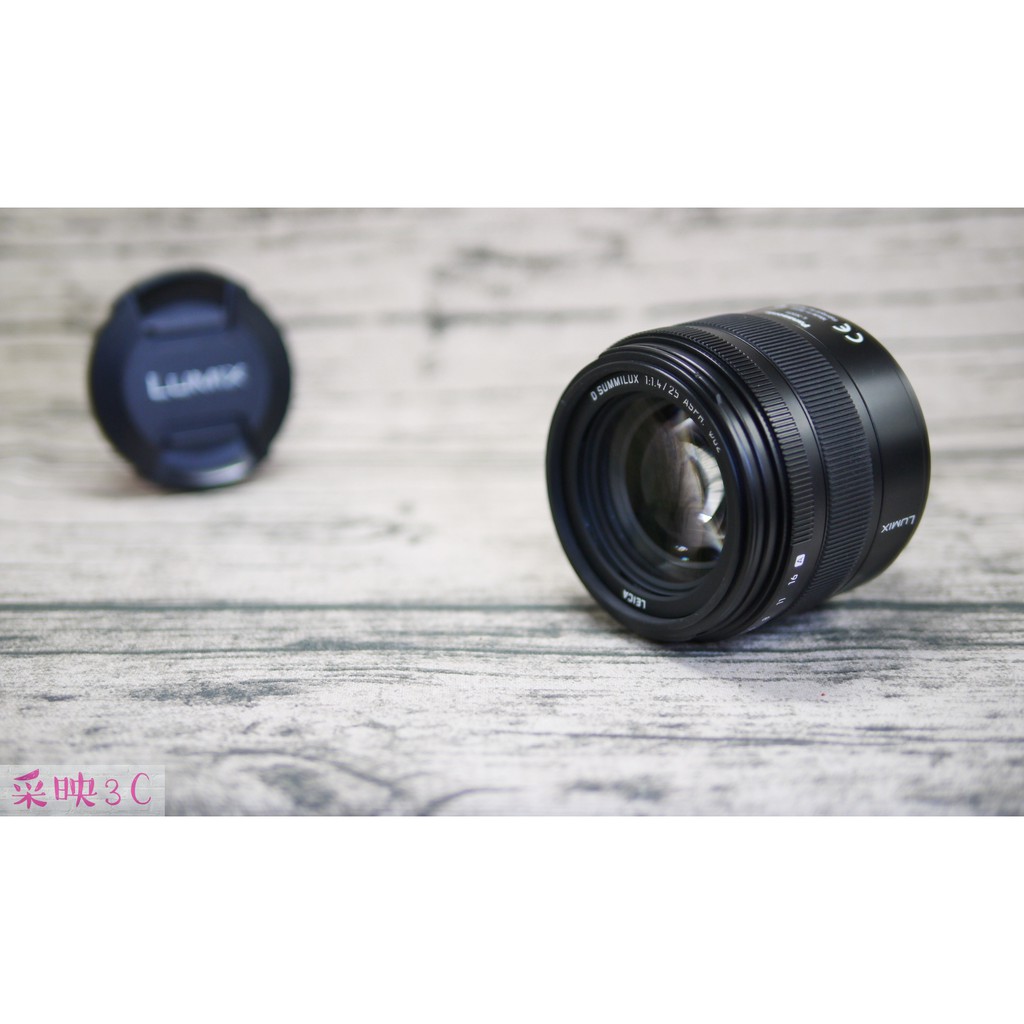 Panasonic Leica summilux 25mm F1.4 For 43 大光圈定焦鏡 大奶