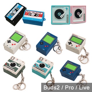 Buds2 Pro Buds FE Live 保護殼│韓國 錄音帶 遊戲機 拍立得 加厚矽膠 保護套 耳機殼