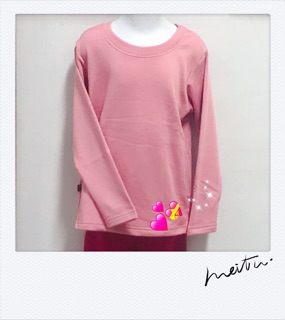 ((Sweet House))~~【現貨】㊣天鵝絨鵝の絨兒童圓領內刷毛保暖衣發熱衣