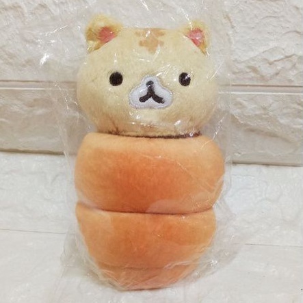 日本San-X麵包貓 塞在螺旋麵包裡面的貓咪 麵包貓 現貨