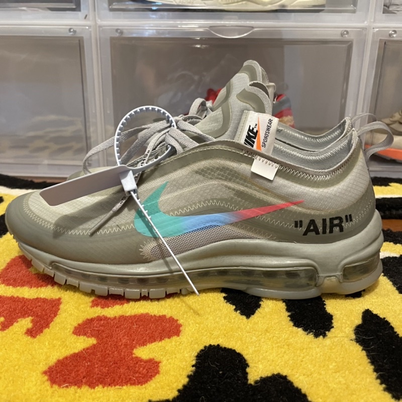 Nike Air Max97 Menta off white The Ten 灰彩虹