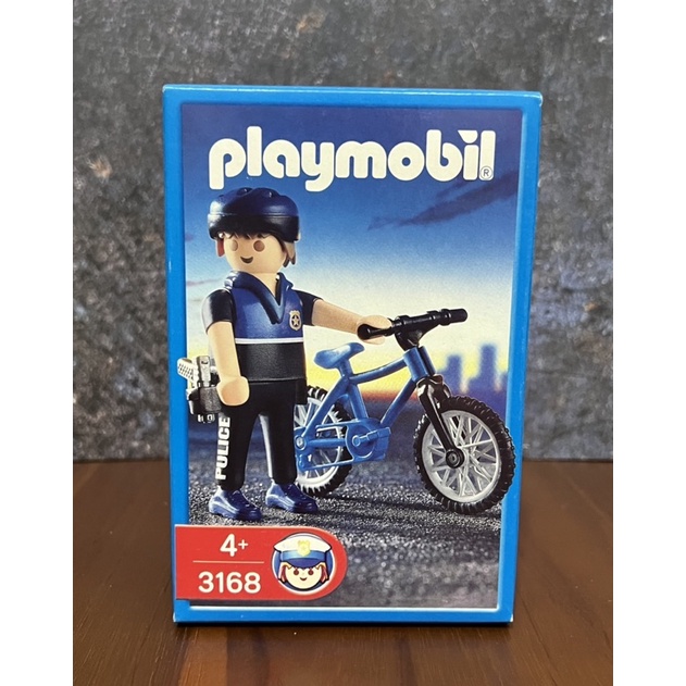 Playmobil 摩比全新絕版3168警察👮‍♀️腳踏車🚲
