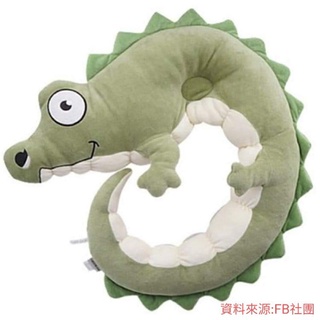 正版正品正貨 ► 韓國 鱷魚枕 枕頭型 抱枕 雙面 柔軟舒適涼感 嬰兒床墊
