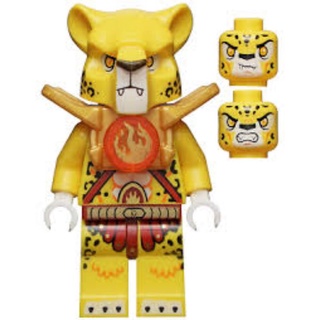 【52 lego】LEGO樂高神獸 黃色lunder豹族人偶/