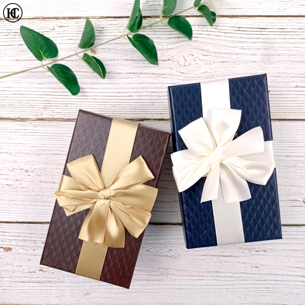 禮物盒 盒子 禮盒 禮品盒 婚禮禮盒 菱格紋 法國結 禮物盒 蝴蝶結禮物盒 雙色 現貨 有發票 BX32SS