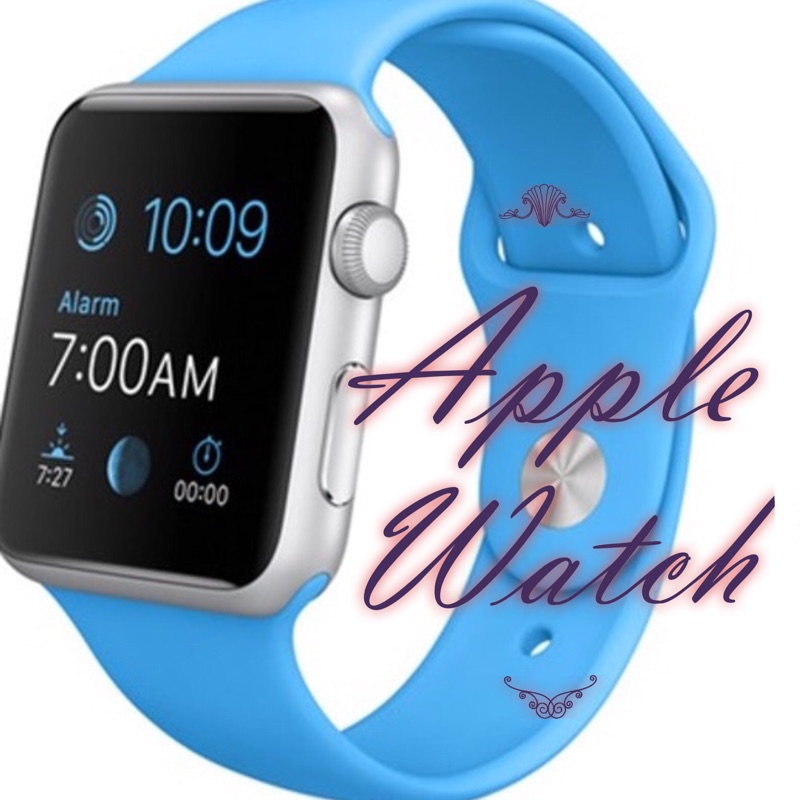 出清價👏🏻Apple Watch Sport A1553全新 第一代 藍色 運動錶 手機錶 附充電線 充電器 豆腐頭