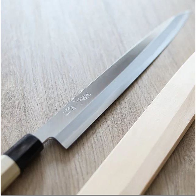 [現貨][可信用卡分期]日本製越前打刃物Shibata Kotetsu柴田崇行 柳刃 270mm 白紙鋼/附刀鞘