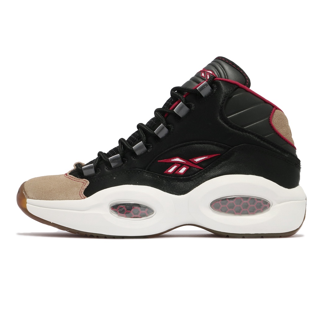 question mid black white