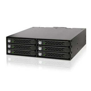 MB996SK-6SB 六顆式 2.5吋 SATA/SAS HDD/SSD 轉 5.25吋空間 硬碟背板模組