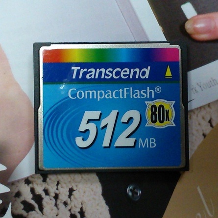 Transcend FLASH CARD 512 MB 記憶卡 CF卡