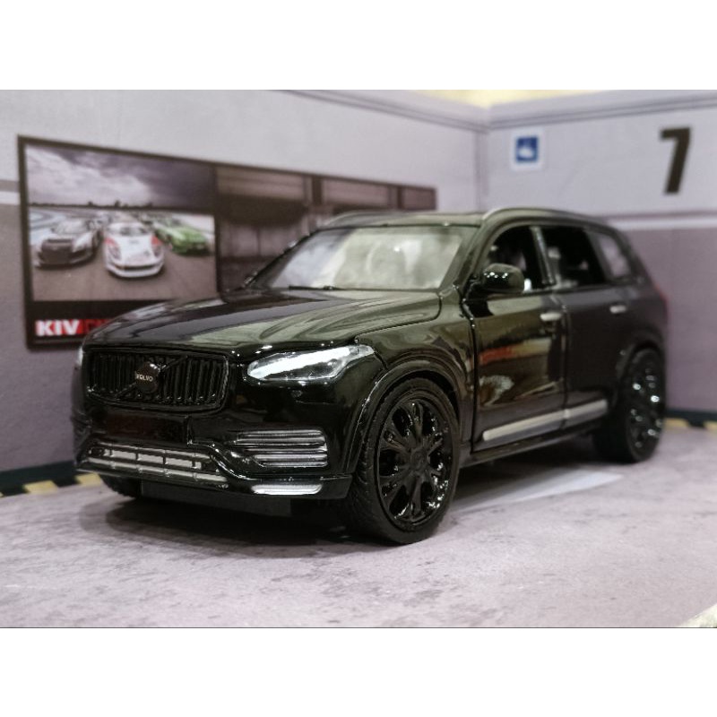 黑化細化盒裝現貨 1/32 凱楠富豪VOLVO XC90 六開門聲光合金車 休旅車