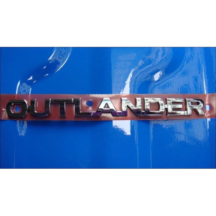 {阿勳精品}~ Mitsubishi / 三菱 OUTLANDER 全新 正廠 後箱蓋 標誌...OUTLANDER字樣