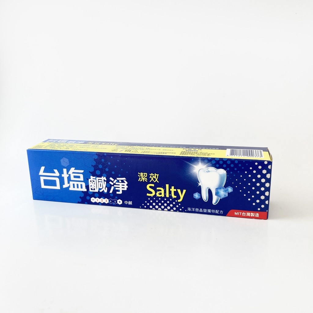 台鹽鹹淨潔效牙膏150g***超商限購24條***