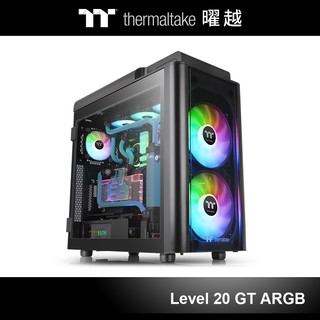 曜越 Level 20 GT ARGB E-ATX 強化玻璃 側透 機殼 黑色 CA-1K9-00F1WN-03