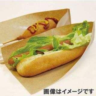 ☆╮Jessice 雜貨小鋪╭☆日本進口 食品袋 熱狗袋 耐油袋 三明治 漢堡 可頌 蛋糕 包裝用品 紙袋 100入±3
