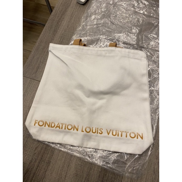 全新｜正品 LV Louis Vuitton 基金會 帆布包