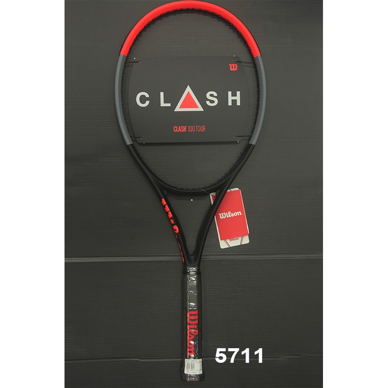 (台同運動活力館) WILSON CLASH 100 TOUR 【100"/310g】【免運】網球拍 5711