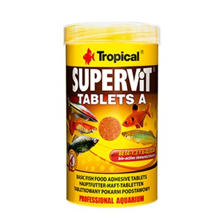蝦幣回饋【Tropical】德比克增豔維他黏貼飼料 80錠 340錠 小型魚 孔雀魚 異形 底棲魚 毛貓寵