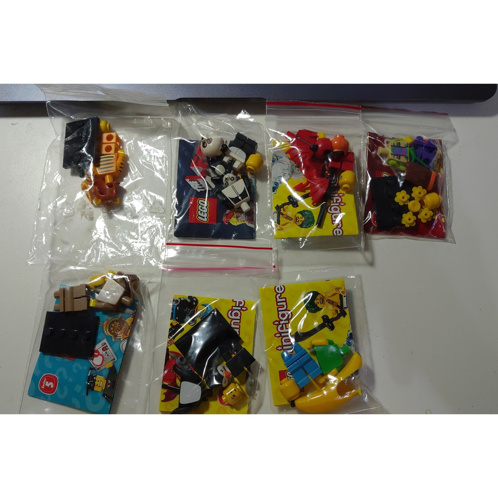 Lego minifigure 71004 71010 8831 71013  8805 共7隻