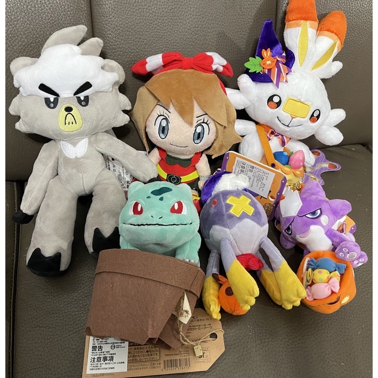 寶可夢 日版 隨風球 毒電嬰 妙花種子 毛辮羊  來電汪 炎兔兒 娃娃 吊飾 萬聖節